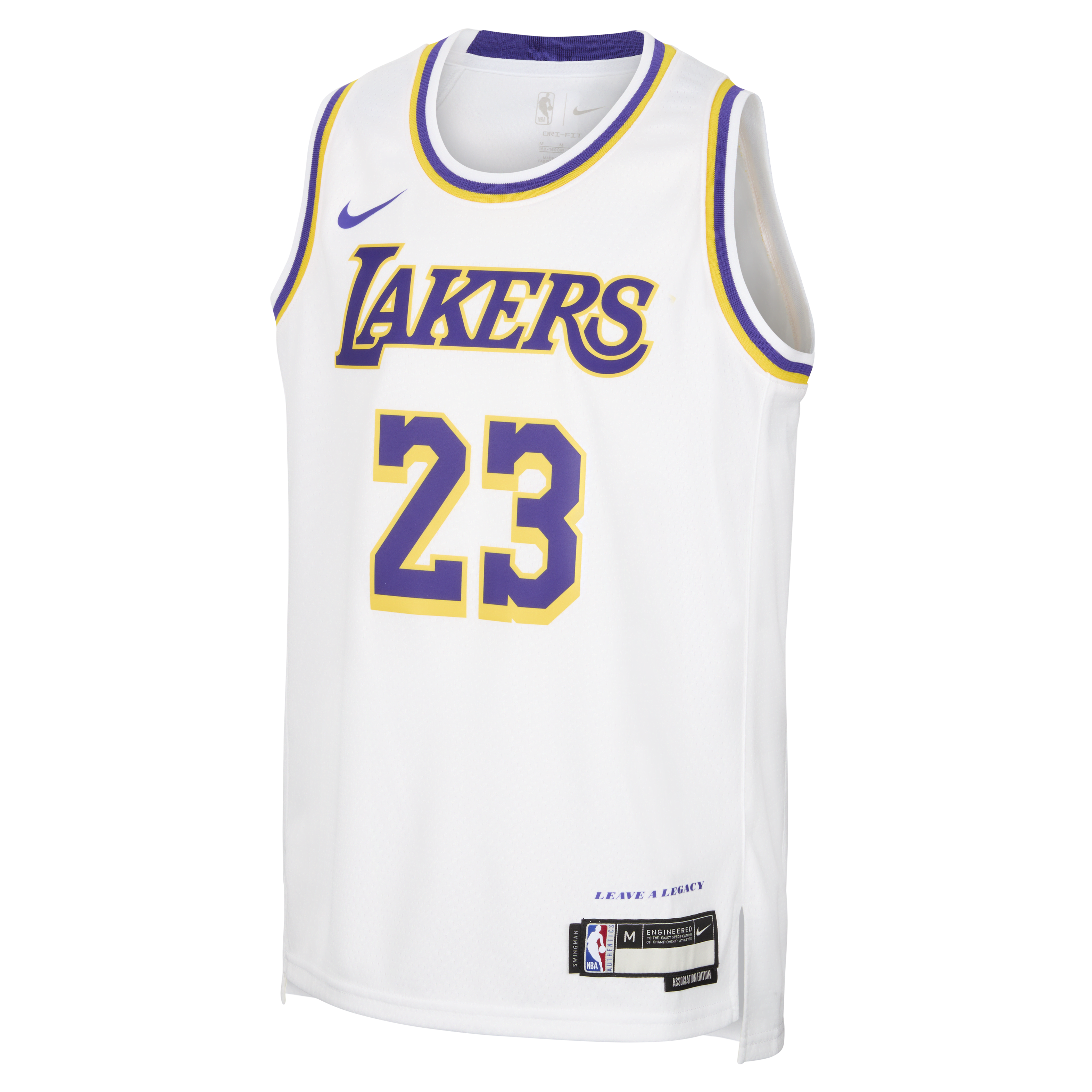 Nike LeBron James Los Angeles Lakers Icon Edition 2022 23 Older Kids Nike Dri FIT NBA Swingman Jersey King s Cross